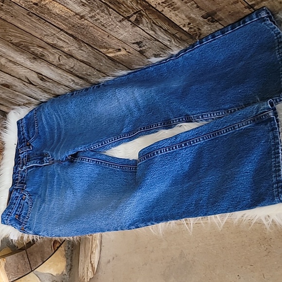 Jordache vintage 90s boot cut  high waist jeans women's size 7/8 Blue - Picture 8 of 14